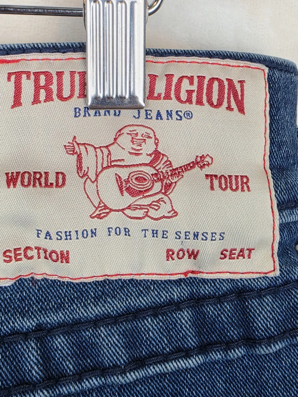 True Religion Geno Relaxed Slim Big T Jeans Men's 36x32 Medium Wash NWT